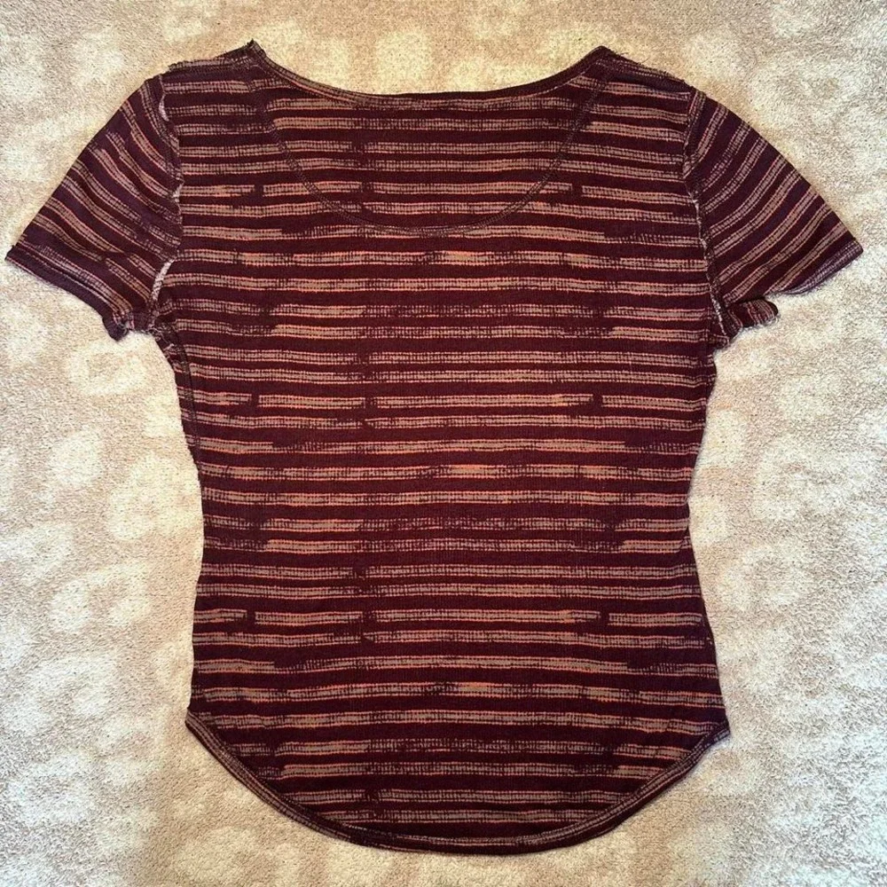Free People Intimately Striped Sheer‎ Tee (XS)